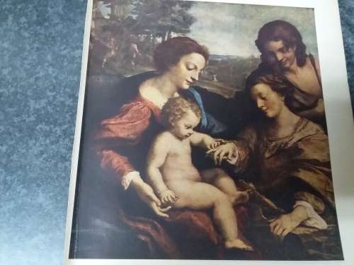The Mystic Marriage of St.Catherine - Antonio Da Correggio 1497-1534 Plate