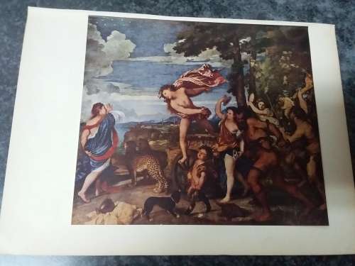 Bacchus and Ariadne - Titian 1482-1576 Plate
