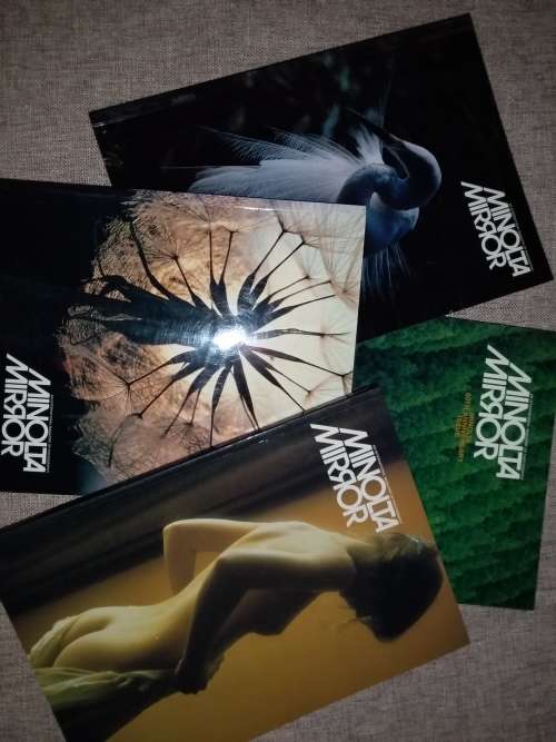 Four Vintage Minolta Mirror Magazines for One Bid