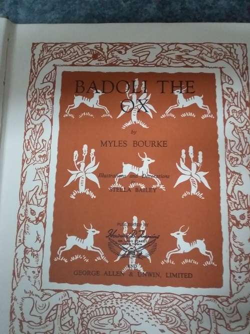 Badoli the Ox - Vintage Book with Plates