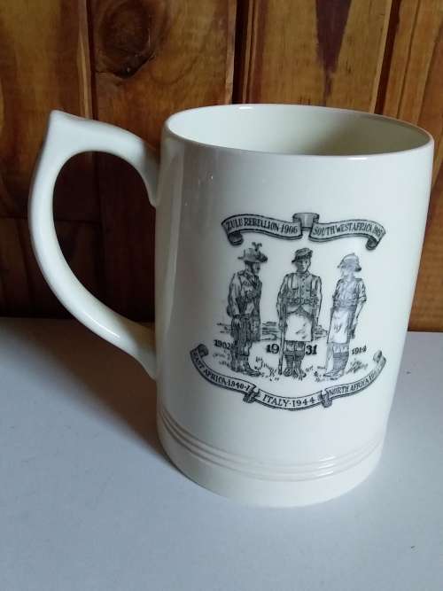 Vintage Wedgwood South African Regiment Tankard