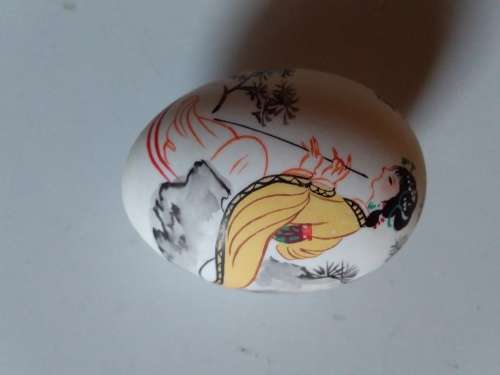 Light Egg with Oriental Art