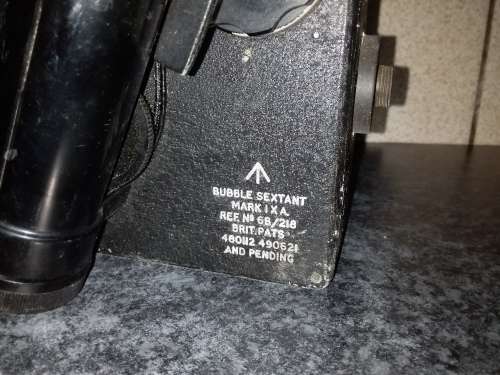 Vintage 1943 British Bubble Sextant MK IX A Instrument