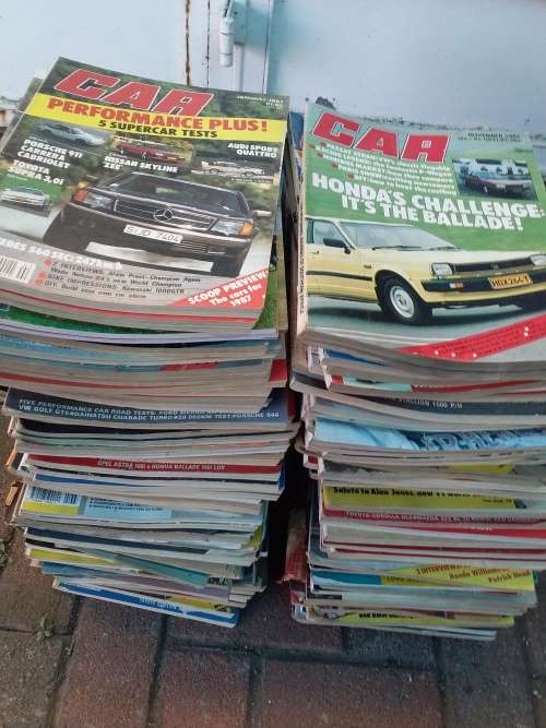 Two Piles of Old CAR Magazines - Collection Only