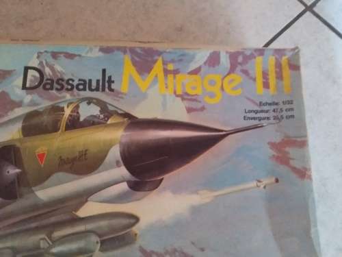 1978 Revell Dassault Mirage 111 Assemble Model - See Description
