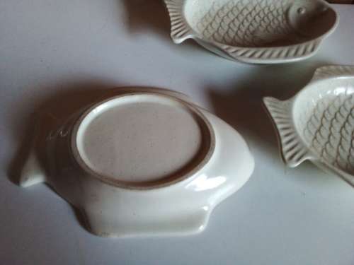 Stoneware Fish Shaped. Can be used for Soap Dish as Well