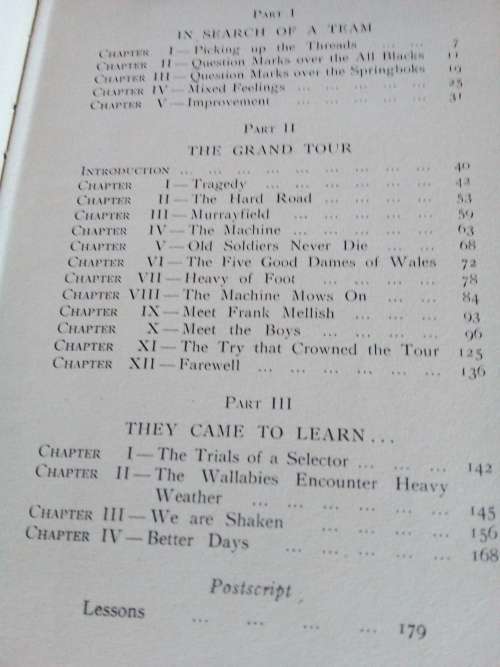 Springbok Story 1949 - 1953 Danie Craven