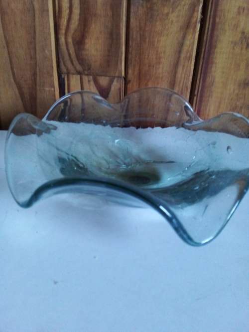 Handmade Recycled Glass Bowl from Mauritius