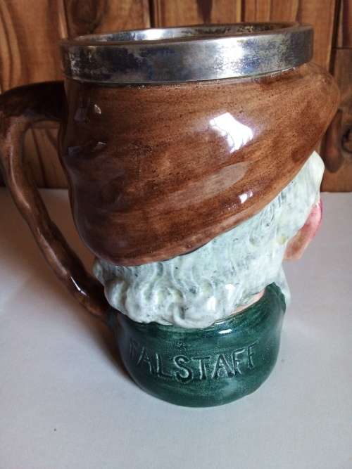 Vintage Lancaster and Sandland Character Mug with EPNS Rim