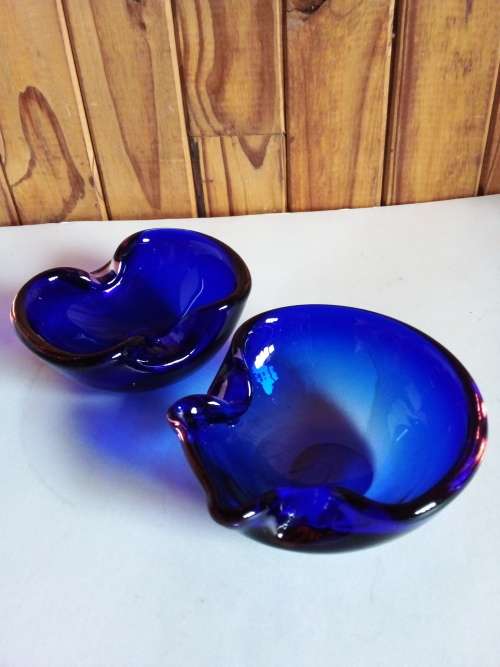 Two Murano Glass Ashtrays/Bowls for One Bid