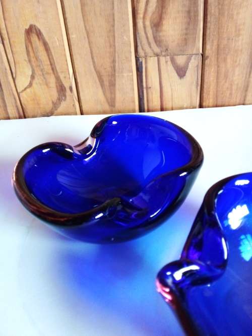 Two Murano Glass Ashtrays/Bowls for One Bid