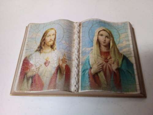 Jesus and Mary Solid Plaque