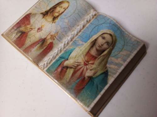 Jesus and Mary Solid Plaque