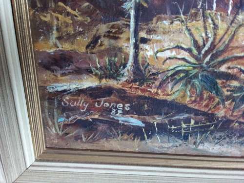 Old Landscape Oil Painting by South African Artist