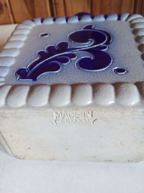 Decorative Vintage Stoneware Jar - Made in Germany