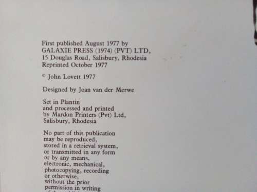 Contact. Rhodesian Special Forces in Conflict with Roll of Honour