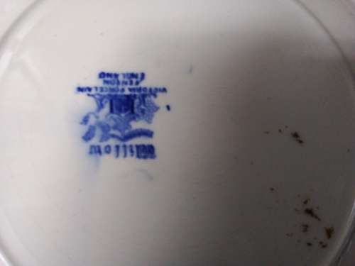 Vintage Victoria Porcelain Willow Plate