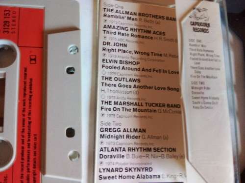 The South`s Greatest Hits Cassette Tape 1977 Made in England
