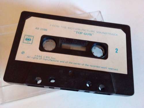 Top Gun Soundtrack Cassette Tape 1985