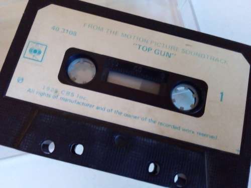 Top Gun Soundtrack Cassette Tape 1985