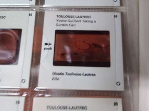 Toulouse-Lautrec Art Book with Colour Slides
