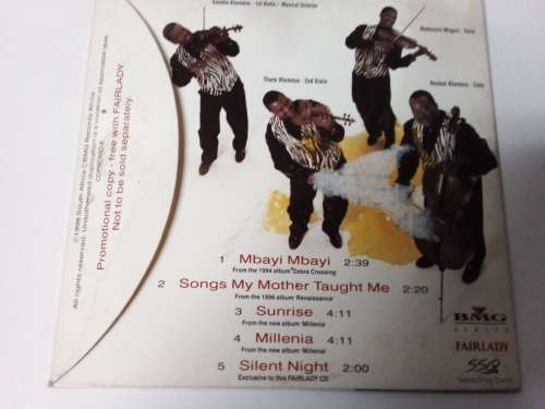 Soweto String Quartet - 5 Tracks Music CD