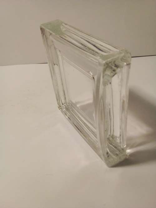 Square Glass Stand - Perhaps for Small Photos