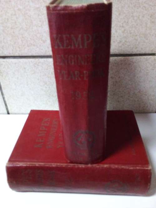 Kempe`s Engineer`s Year Book Vol 1 and 2 1952
