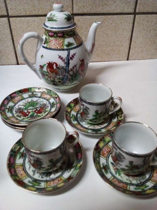 Partial Small Vintage Oriental Tea Set