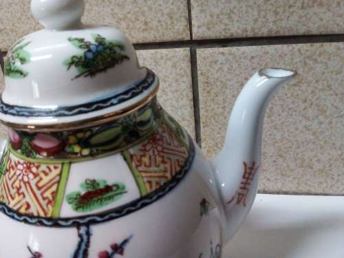 Partial Small Vintage Oriental Tea Set