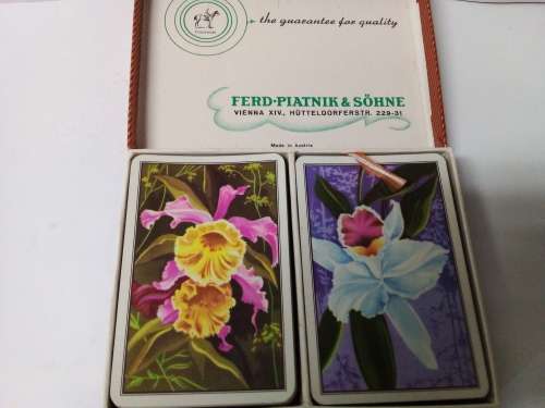 Vintage Piatnik Austria Double Pack Playing Cards