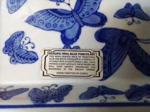 Solid Ming Blue Ashtray