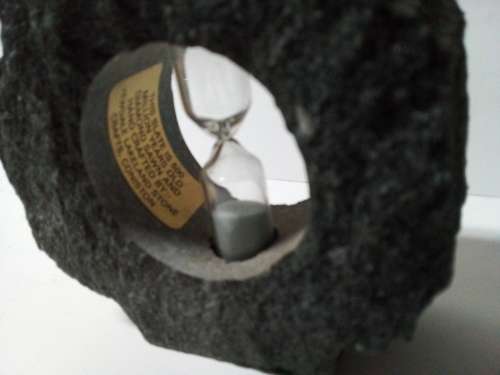 Sand Glass Timer in 500 Million Year Old Slate