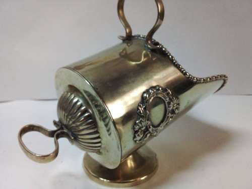 Vintage Decorative Silver Plate Scoop with Markings