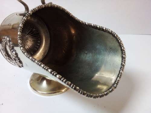 Vintage Decorative Silver Plate Scoop with Markings