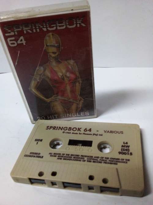 Springbok 64 20 Hot Singles Music Cassette Tape