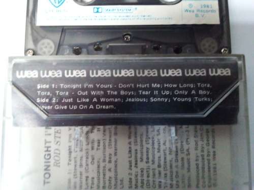 Rod Stewart- Tonight I`m Yours Music Cassette Tape