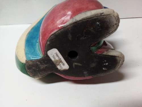 Nice Size Raku Glazed Pottery Squirrel Figurine