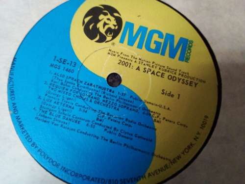 2001 Space Odyssey Soundtrack Vinyl LP