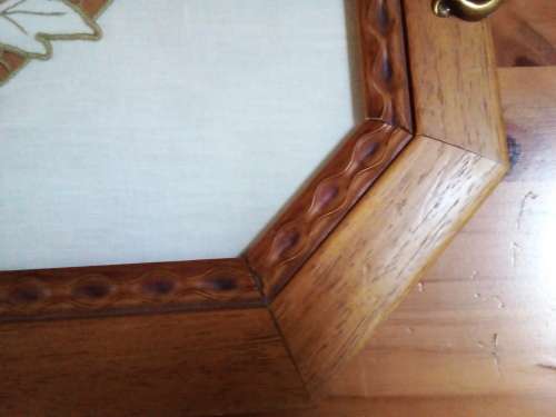 Large Wood with Material And Transparent Cover Serving Tray