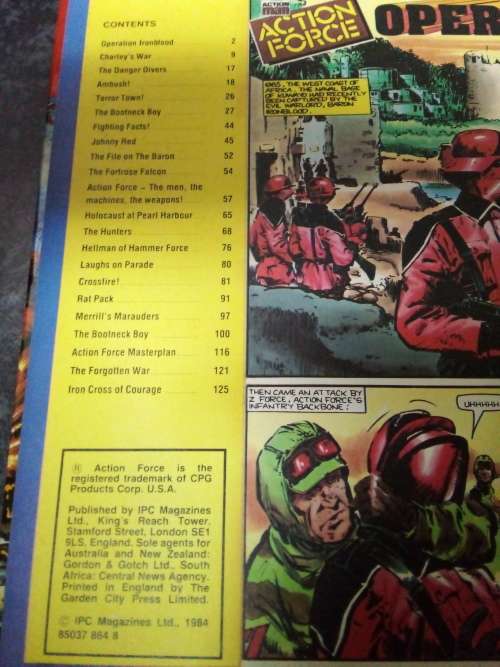 1985 Battle Action Force Annual
