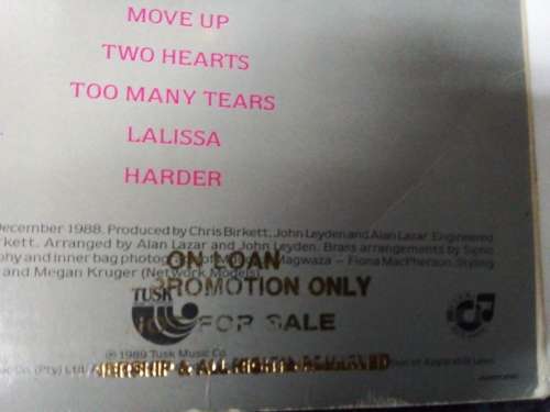 Mango Groove Vinyl LP Promotional Copy 1989