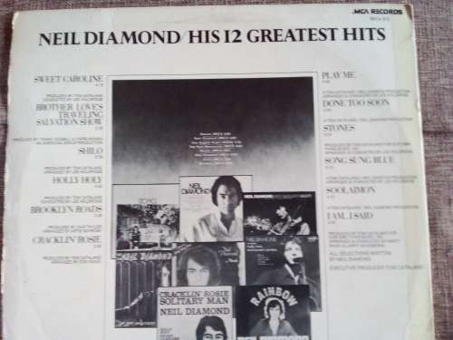 Neil Diamond- 12 Greatest Hits Vinyl LP