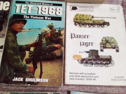 Eight Soft Cover War Books