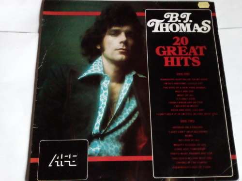 B.J Thomas 20 Greatest Hits Vinyl LP