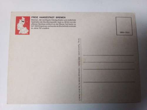 Unused Foreign Postcard