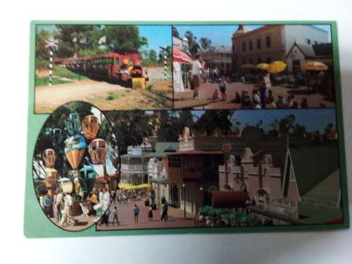 Unposted Postcard Gold Reef City