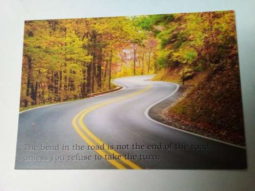 Unposted Postcard Wise Words