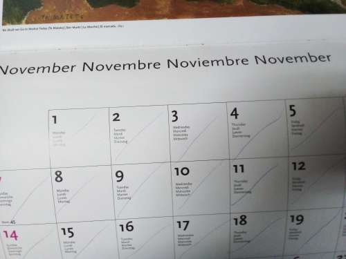 1999 Calendar with 12 x Paul Gauguin Prints