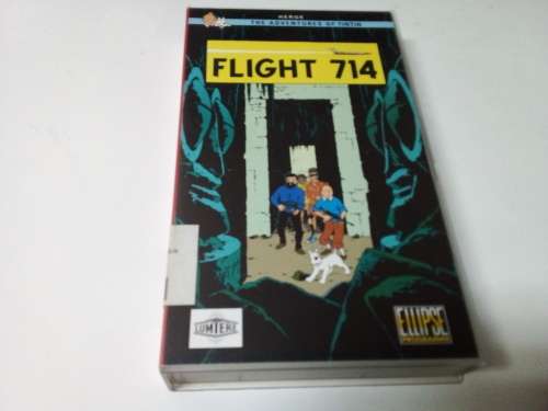 TINTIN  - Flight 714 VHS Cassette Tape